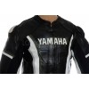 Yamaha Speedblock Black Leather Biker Jacket